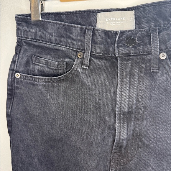 Everlane Charcoal Organic Cotton Jeans Original Cheeky - Picture 2 of 4